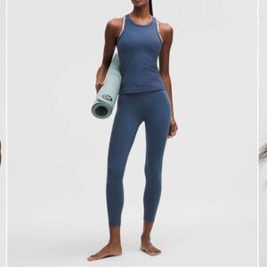 Lululemon Align Waist-Length Racerback Tank Top | Blue Twill